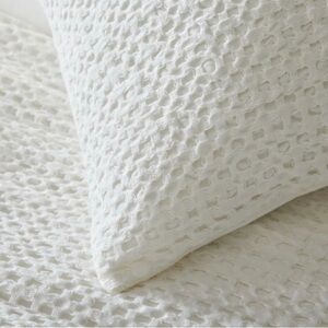 WEST ELM | Set of 2 Cotton Waffle Euro 26” Sham